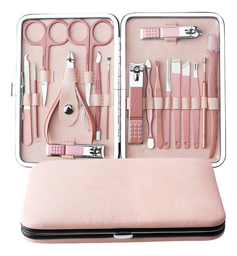 18 Pcs Profissional Pedicure E Kit De Ferramentas De 0
