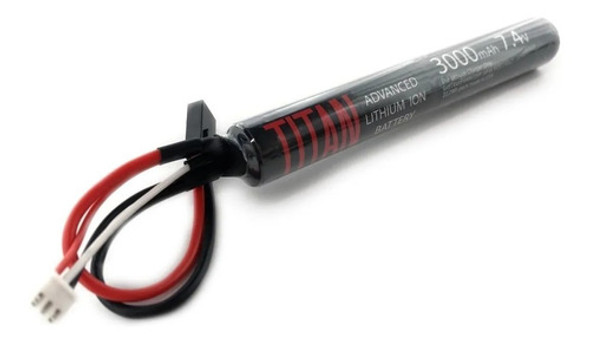 Bateria Airsoft 7.4v 3000mah Titan Litio Stick Tamiya 1 Bateria Airsoft 7.4v 3000mah Titan Litio Stick Tamiya 1