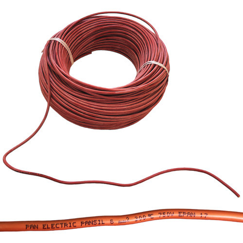 Cabo Silicone Telha Pansil  6,0 Mm² 300c 750v Th 5 Metros 0