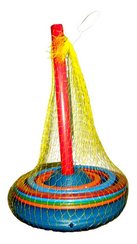 Juego Aro De Embocar Anti Estres + 10 Discos Lmr Deportes 0