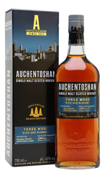 Whisky Auchentoshan Three Wood 43% 700 Ml 0