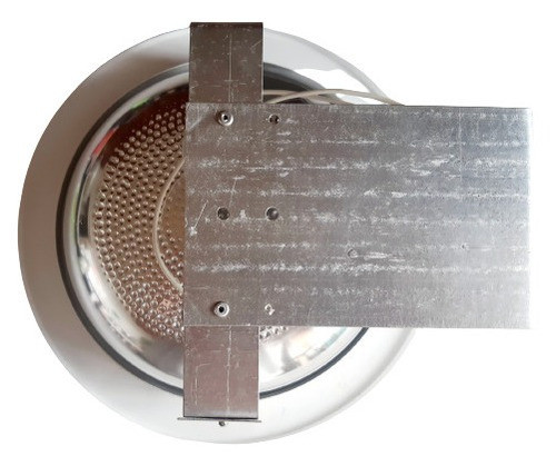 Artefacto De Embutir Para 2d X26 W. Blanco C/ Vidrio Tonaliz 1