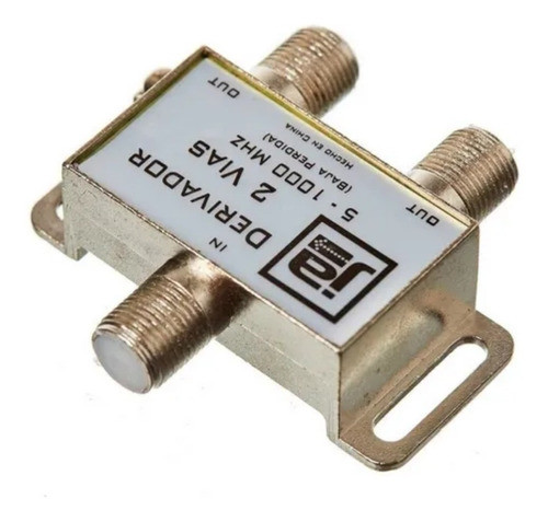 Derivador Splitter Señal Coaxil Digital 2 Salidas 1 Ghz 0