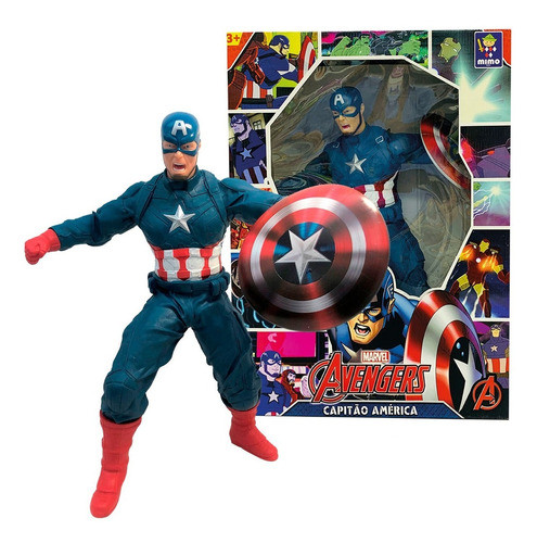 Muñeco Figura Articulada Capitan America Ditoys 50cm 0