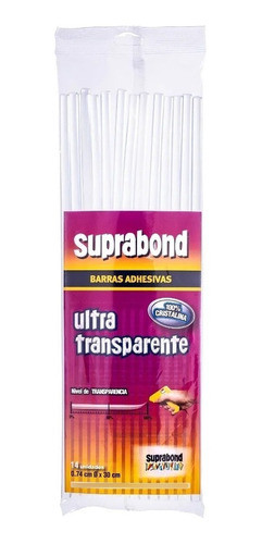 Barras Suprabond Finas X14 Ultratransparentes Pistola 175gr. 0