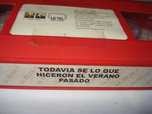 Vhs Todavía Se Lo Que Hicieron El Verano Pasado 0