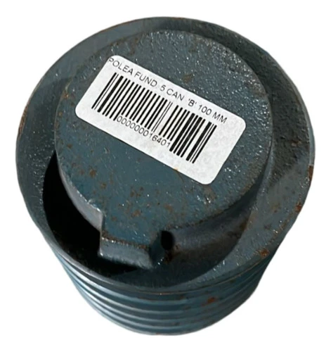 Polea De Fundición Para Correa Serie B 100mm 5 Canales 0