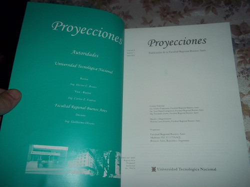 Proyecciones Utn - Nro. 1 - Volumen 8 - Abril 2010 1