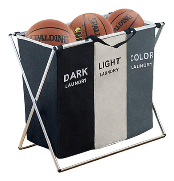 Cesto Canasto Ropa Multiuso Triple Baño Dormitorio 1