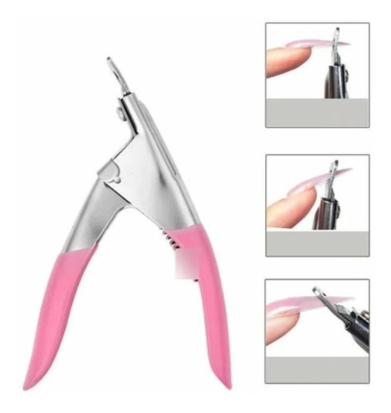 Corta Tips Pinza Alicate Para Uñas Esculpidas Acrílicas Gel 1