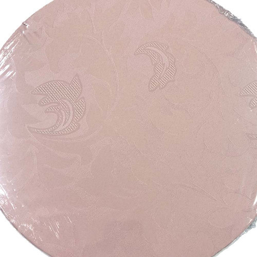Sousplat Base De Madeira Rosa Jacquard 35cm 1