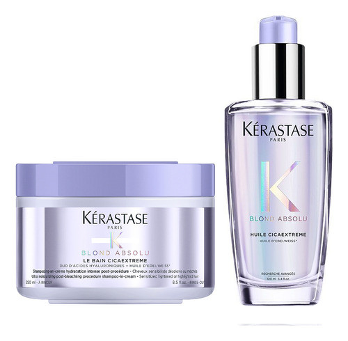 Shampoo Rubios Kerastase Blond Absolu + Huile Combo 0