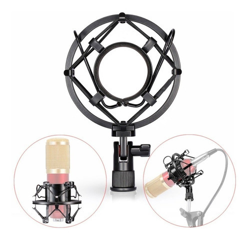 Suporte Aranha Metal Shock Mount Microfone Behringer Bm800 0