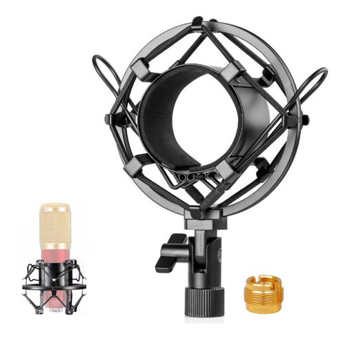Suporte Aranha Metal Shock Mount Microfone Behringer Bm800 1