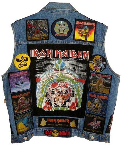 Back Patch P / Costas Jaqueta Iron Maiden Brave Bp76 Oficial 1