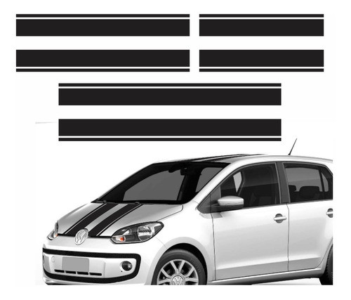 Adesivos Volkswagen Up Capo Teto E Traseira Sport Imp152 Fge 0