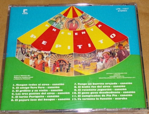 El Circo De Marrone Pepitito Cd Bajado De Lp Kktus 1