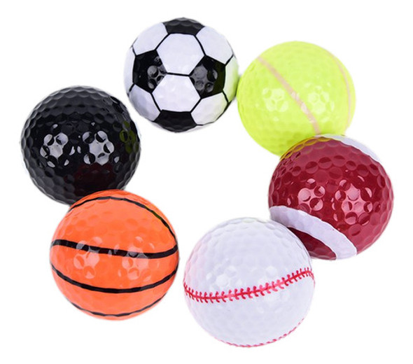 Marketboss 6 Pcs Pelotas De Golf (baloncesto, Fútbol, ??vole 0 Marketboss 6 Pcs Pelotas De Golf (baloncesto, Fútbol, ??vole 0
