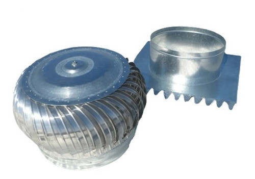 Extractor Eólico 60 Cm C/base Para Techo Con Pendiente 0