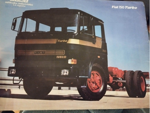 Folleto Catálogo Camión Fiat  150 Original Impreso Colección 0