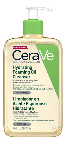 Limpiador En Aceite Espumoso Hidratante Cerave 473 Ml 0