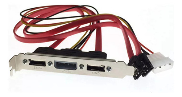 Pc Diy To Esata E 4 Pinos Ide Molex Power Pci Bracket Slot C 0