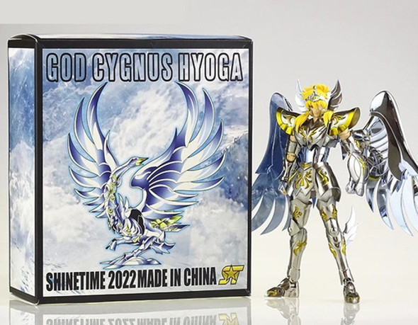 Figura Caballeros Del Zodiaco Saint Seiya God Cyngus Hyoga 1