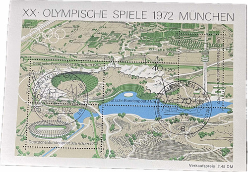 Block 7 De Estampillas  De Alemania 0