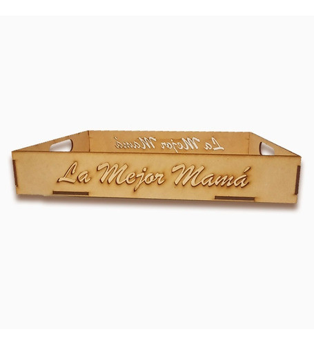 Bandejas 20x30cm Fibrofacil La Mejor Mamá X 10 Unidades 1