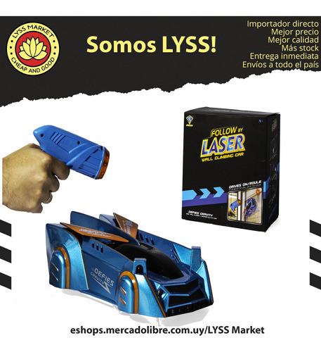 Auto Dirigido Por Laser, Camina En Pared Y Techo. Bateria. 1