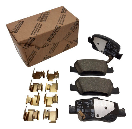 Pastillas De Freno Traseras Toyota Corolla 2008 Al 2014 0
