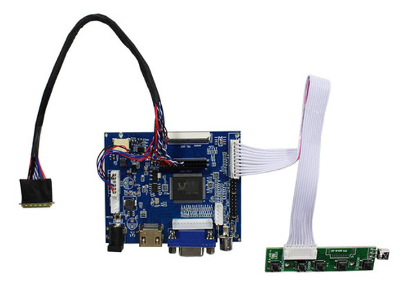 Vsdisplay Placa Controladora Hdmi Vga 2av Lvd Para B140xw01 0