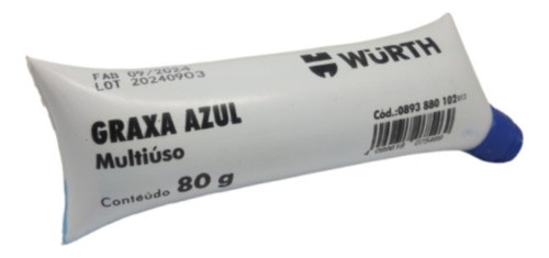 Graxa Azul Sache 80g - Wurth - 1