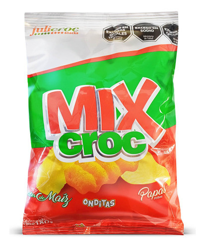 Mix Snacks Julicroc Onditas Palitos Papas Sin Tacc 180g 0