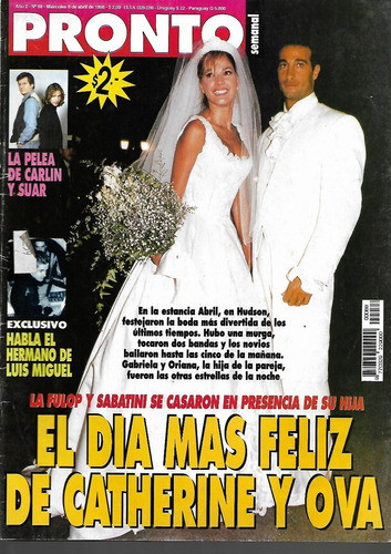 Pronto 1998 Fulop Juan Castro Porcel Luis Miguel Madonna 0
