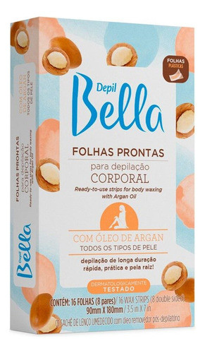 Kit 96 Folhas De Depilação Corporale Argan Depil Bella 16un 1