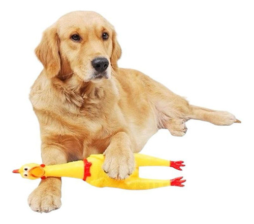 Juguete Para Perro Mascota Pollo Grande Gallina Con Sonido 1