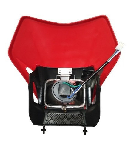 Farol Completo Mascara P/ Honda Xr250 Tornado Rojo 1
