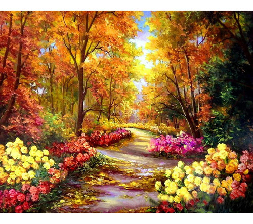 5d Pintura Por Diamantes (4776) Paisaje (3qc5) 0