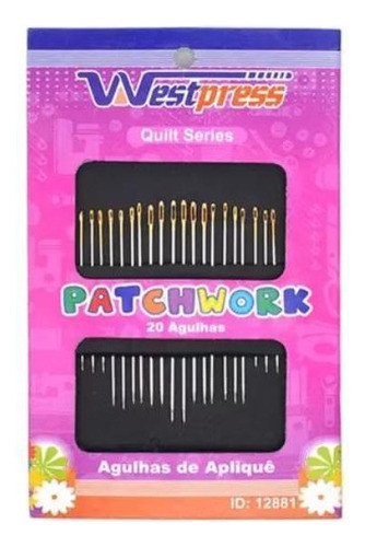 Kit De Costura Doméstico Manual Com 20 Agulhas Westpress. 0