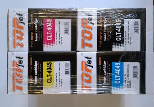 Pack 4 Colores (b,c,m,y) Toner Sam 404 P/ Xpress C430 / C480 1
