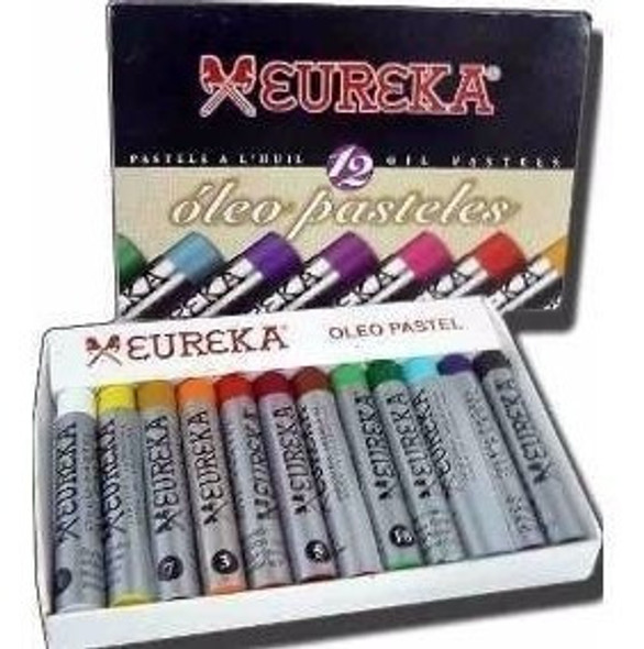 Óleo Pastel Eureka X12 Unidades Mp Adrogue 1