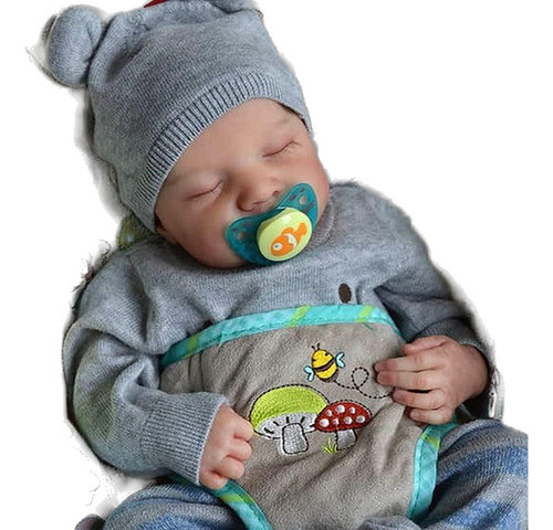 Bebe Muñeco Reborn 43cm Realistico Con Accesorios 0