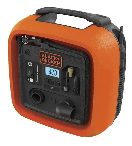 Inflador Multipropósito 12v Compresor Black + Decker Bdinf12 0