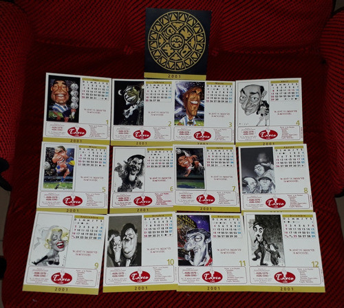 Almanaque De Colección Con Caricaturas 2001. 0