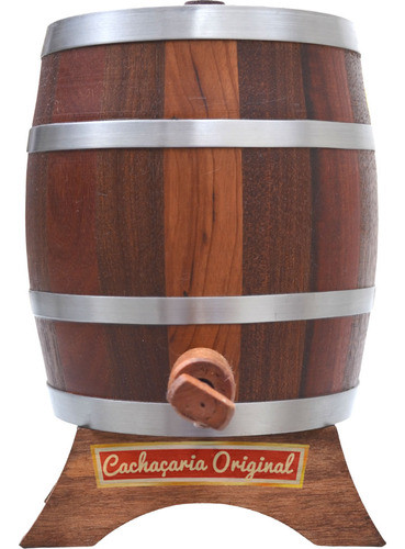 Barril Dorna Cachaça Pipote Cabreúva Vertical 1litro Madeira 0