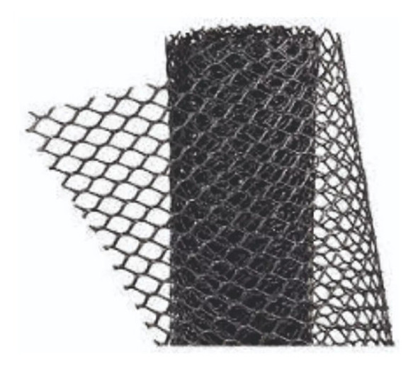 Cerco Malla Tejido Plastico Negro - Pack 10 Metros  (1.5 Cm) 0