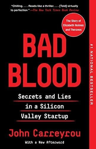 Libro Bad Blood: Secrets And Lies In A Silicon...inglés 0