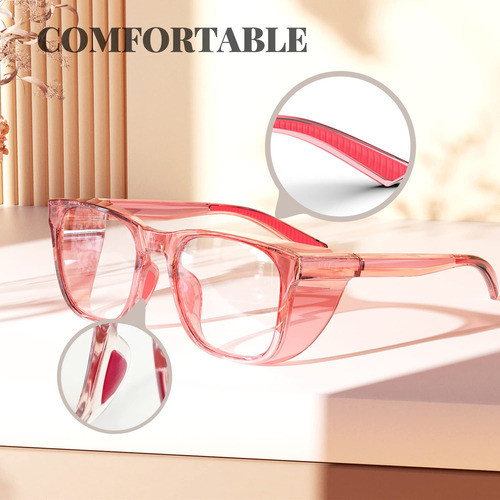 Woolike Gafas De Seguridad Anti Niebla, Cuadradas, Transpare 1
