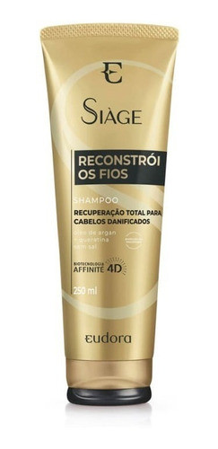 Siàge Reconstrói Os Fios Shampoo+condicionador+máscara+óleo 1